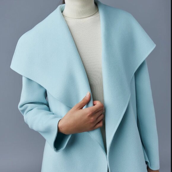 Mackage MAI-CN Double-Face Wool Wrap Coat - Picture 2 of 12